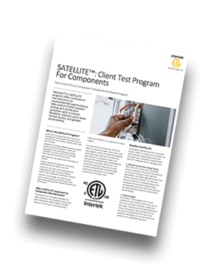 SATELLITE™ Client Test Program for Component Manufacturers