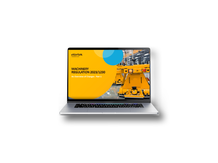 Intertek Academy Webinar - EU Machinery Regulation - Part 1 - Introduction